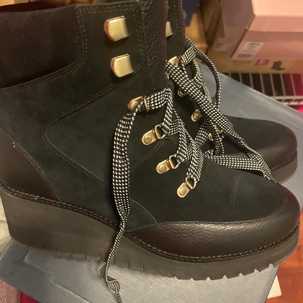 Black Cole Haan Boots
